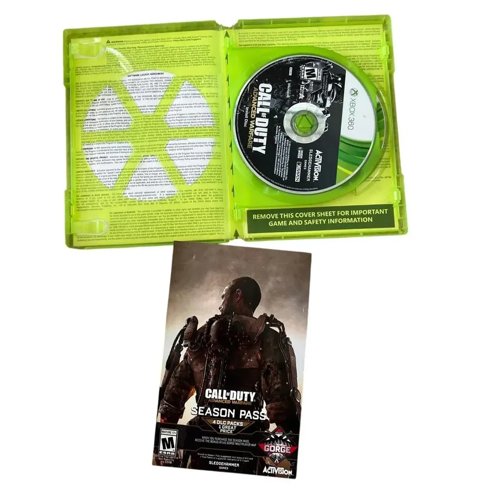 Call of Duty Advanced Warfare Microsoft XBox 360 w/ Insert